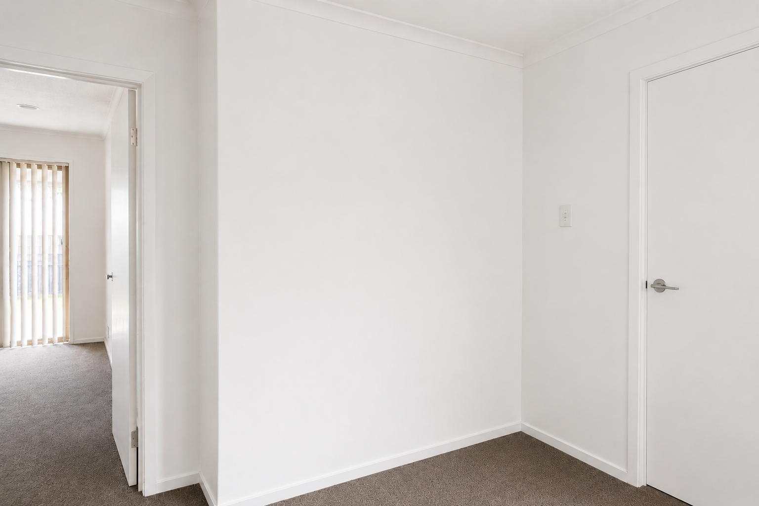 Interior room after repaint