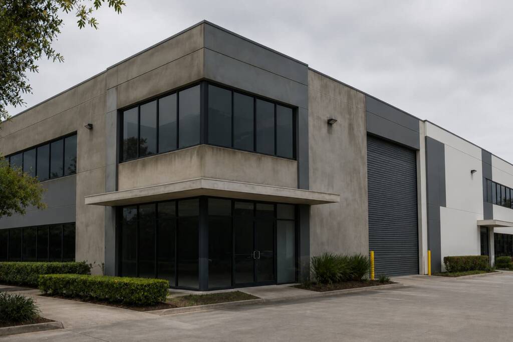 Commercial Building Repaint before image